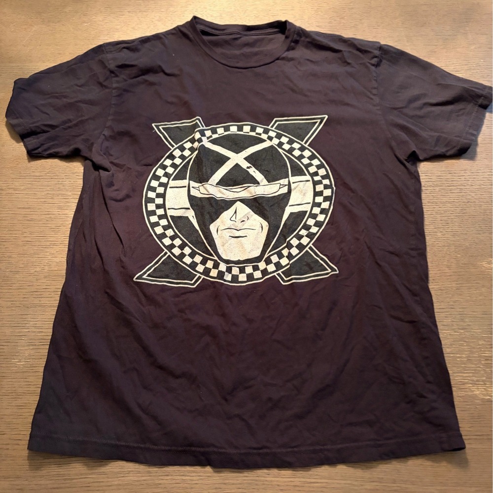 Marvel X-Men Cyclops Graphic T-Shirt Mens Large Black Short Sleeve Crewneck